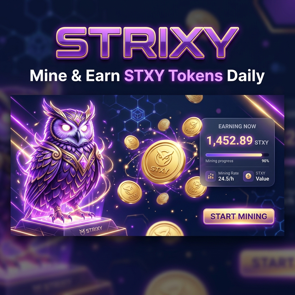 Strixy - Mine & Earn STXY Tokens Daily